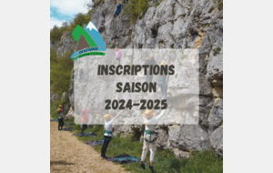 Inscriptions saison 2024-25