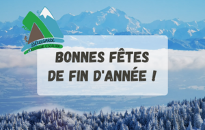 Bonnes fêtes de fin d'année !